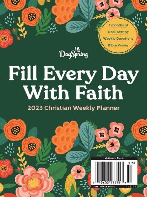 Title details for Fill Every Day With Faith - Summer 2023 Christian Weekly Planner by A360 Media, LLC - Available
